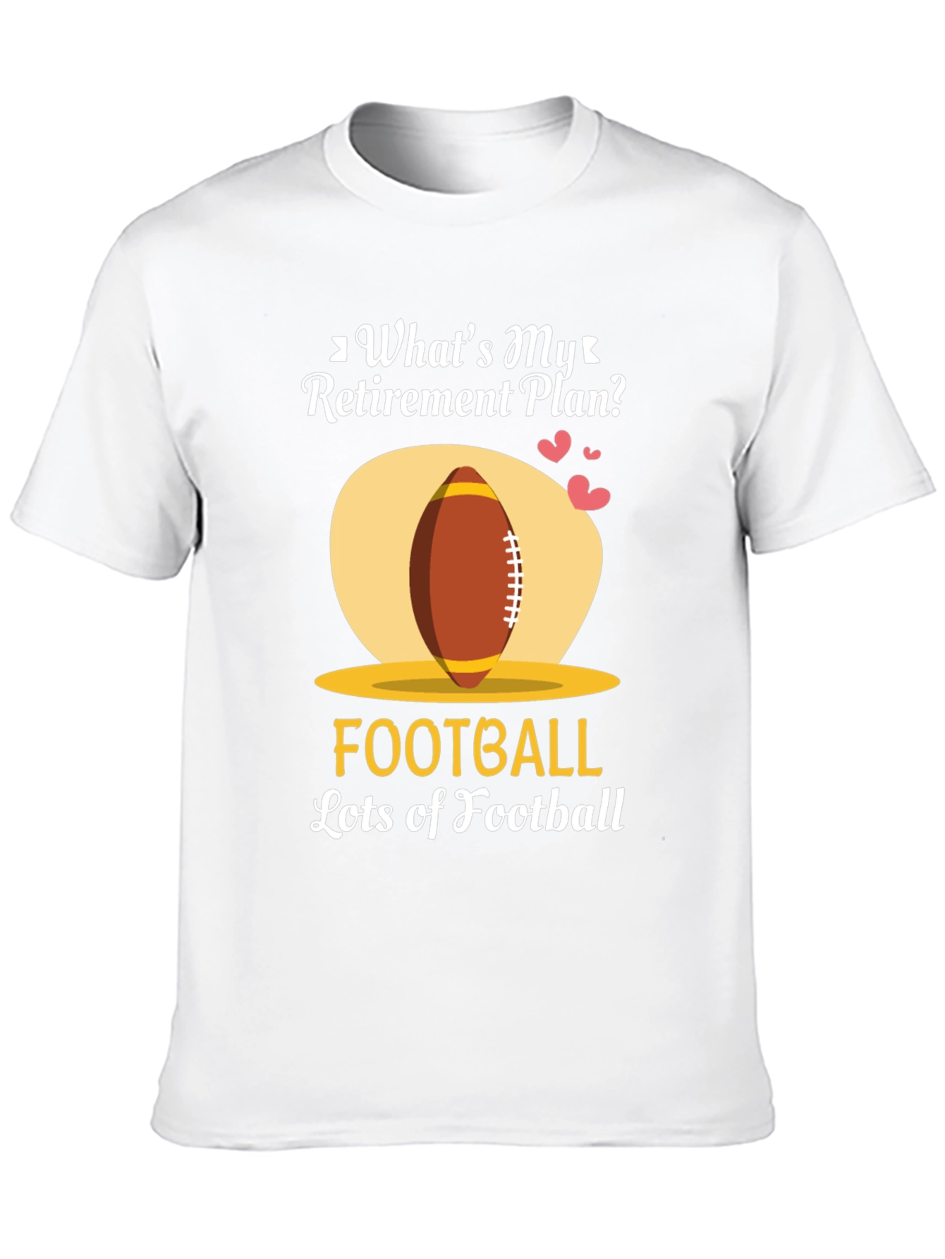 Funny Football Retirement Plan T-Shirt