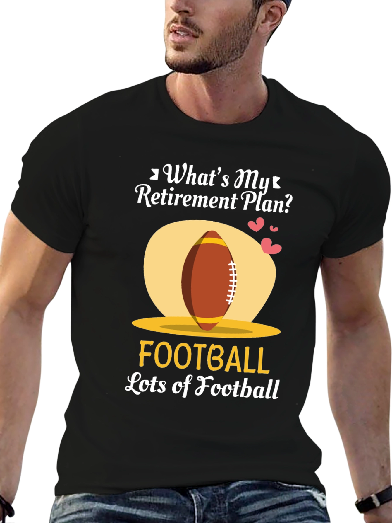 Funny Football Retirement Plan T-Shirt