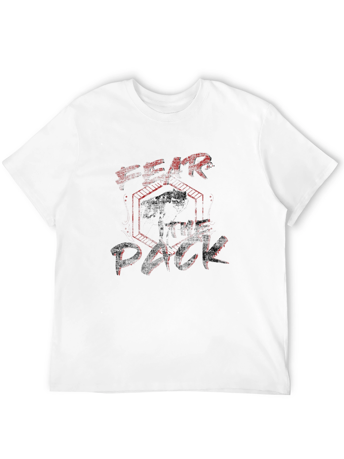 Fear the Pack Graphic T-Shirt - Black