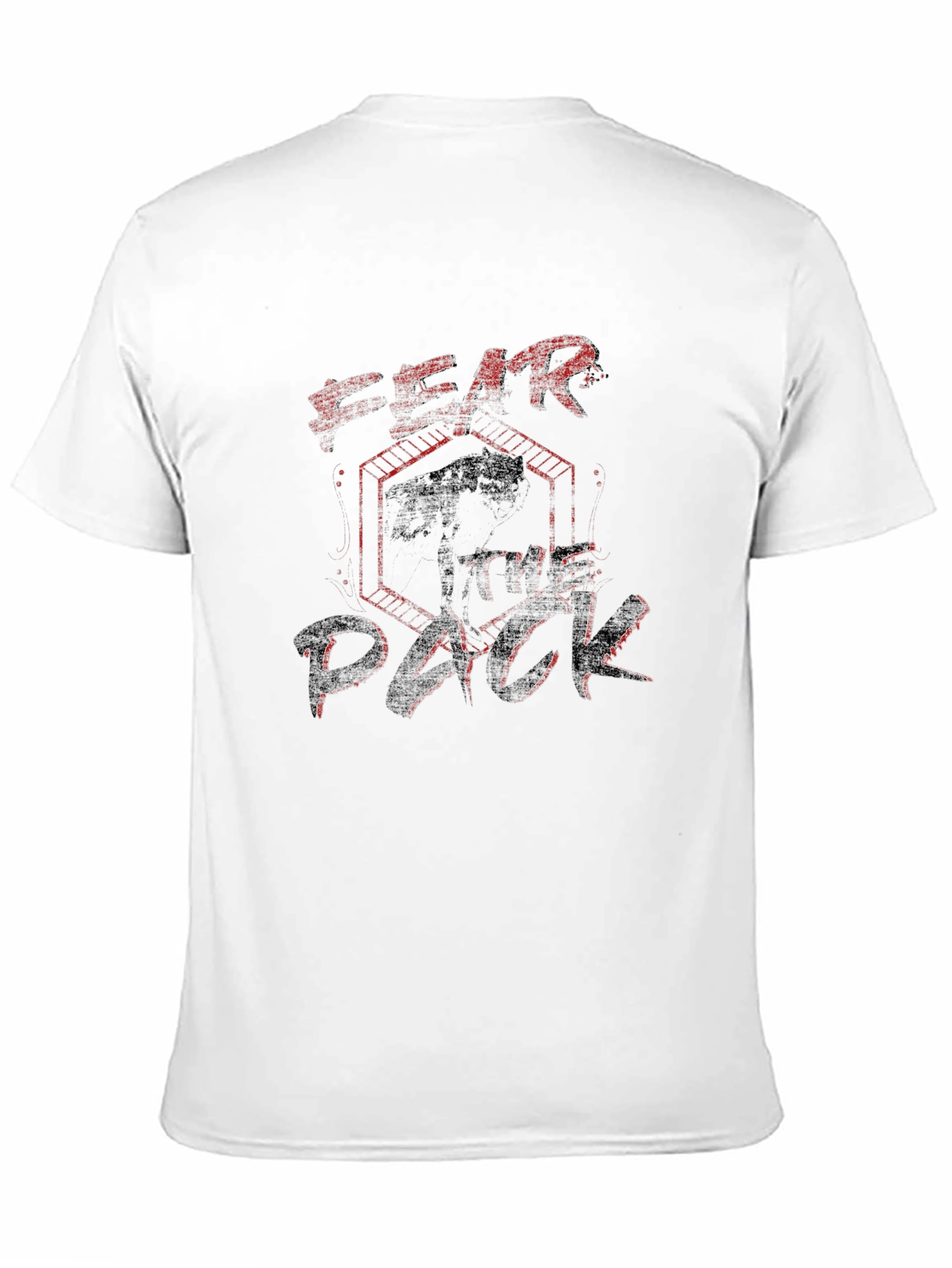 Fear the Pack Graphic T-Shirt - Black