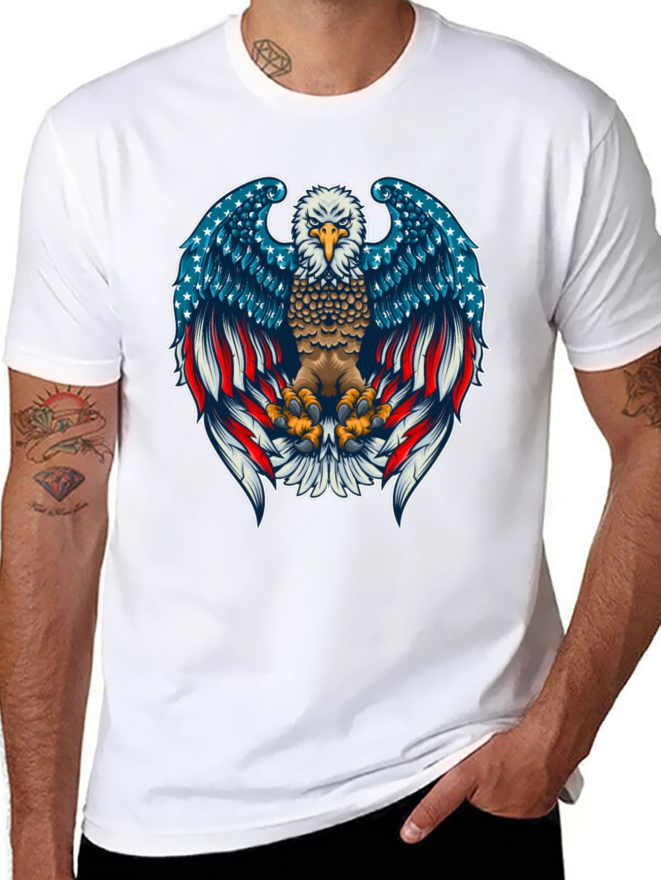 American Eagle Graphic Tee - Patriotic Style