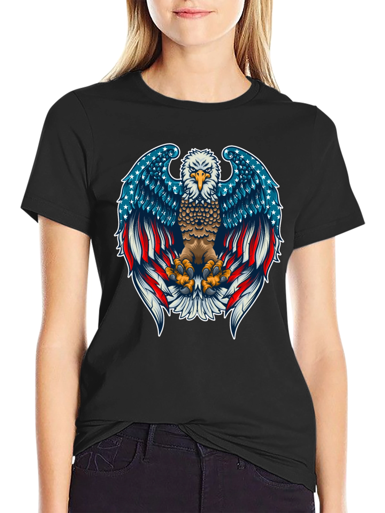 American Eagle Graphic Tee - Patriotic Style