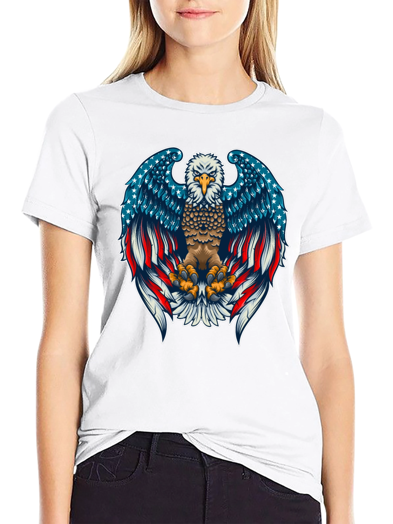 American Eagle Graphic Tee - Patriotic Style