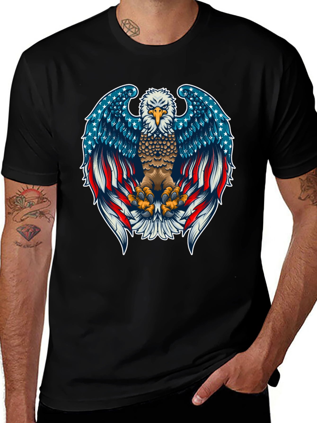 American Eagle Graphic Tee - Patriotic Style