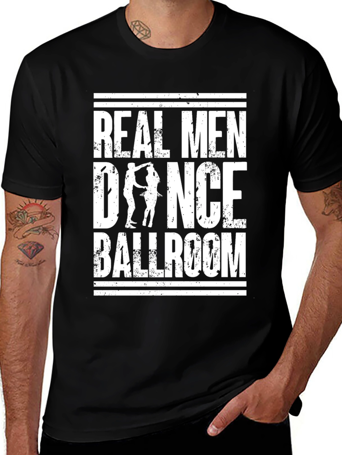 Real Men Dance Ballroom T-Shirt