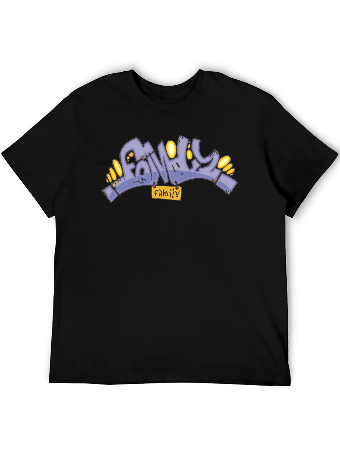 Family Graffiti Graphic T-Shirt - Unisex Cotton Tee