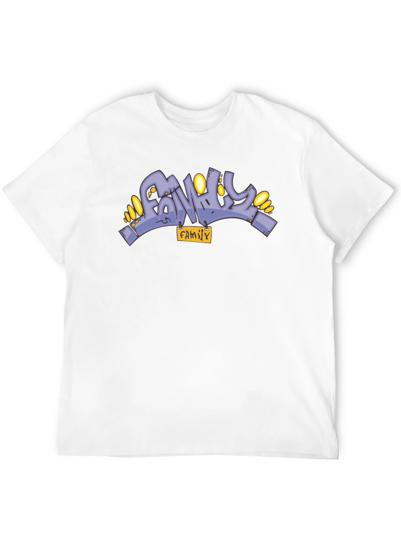 Family Graffiti Graphic T-Shirt - Unisex Cotton Tee