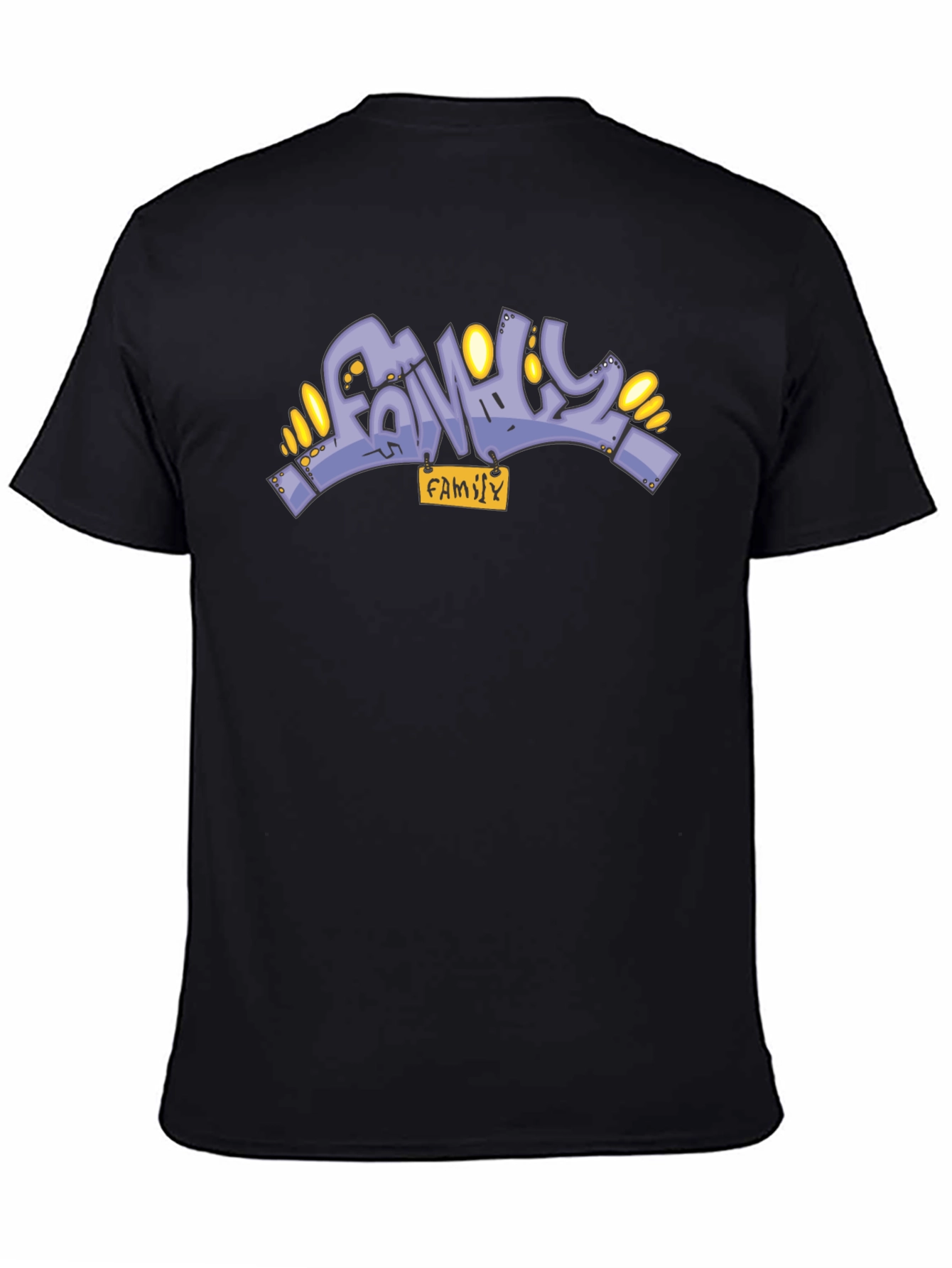 Family Graffiti Graphic T-Shirt - Unisex Cotton Tee