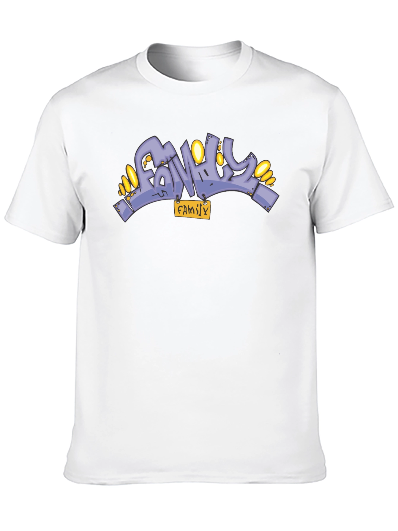 Family Graffiti Graphic T-Shirt - Unisex Cotton Tee