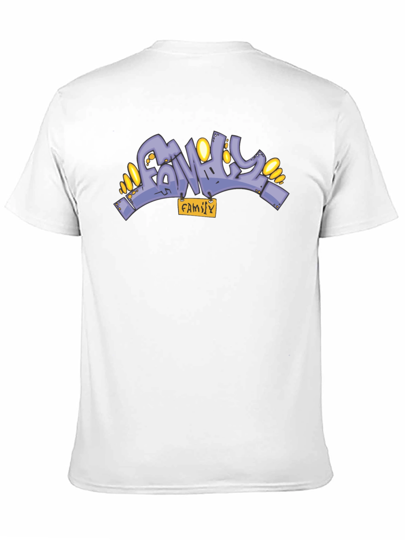 Family Graffiti Graphic T-Shirt - Unisex Cotton Tee