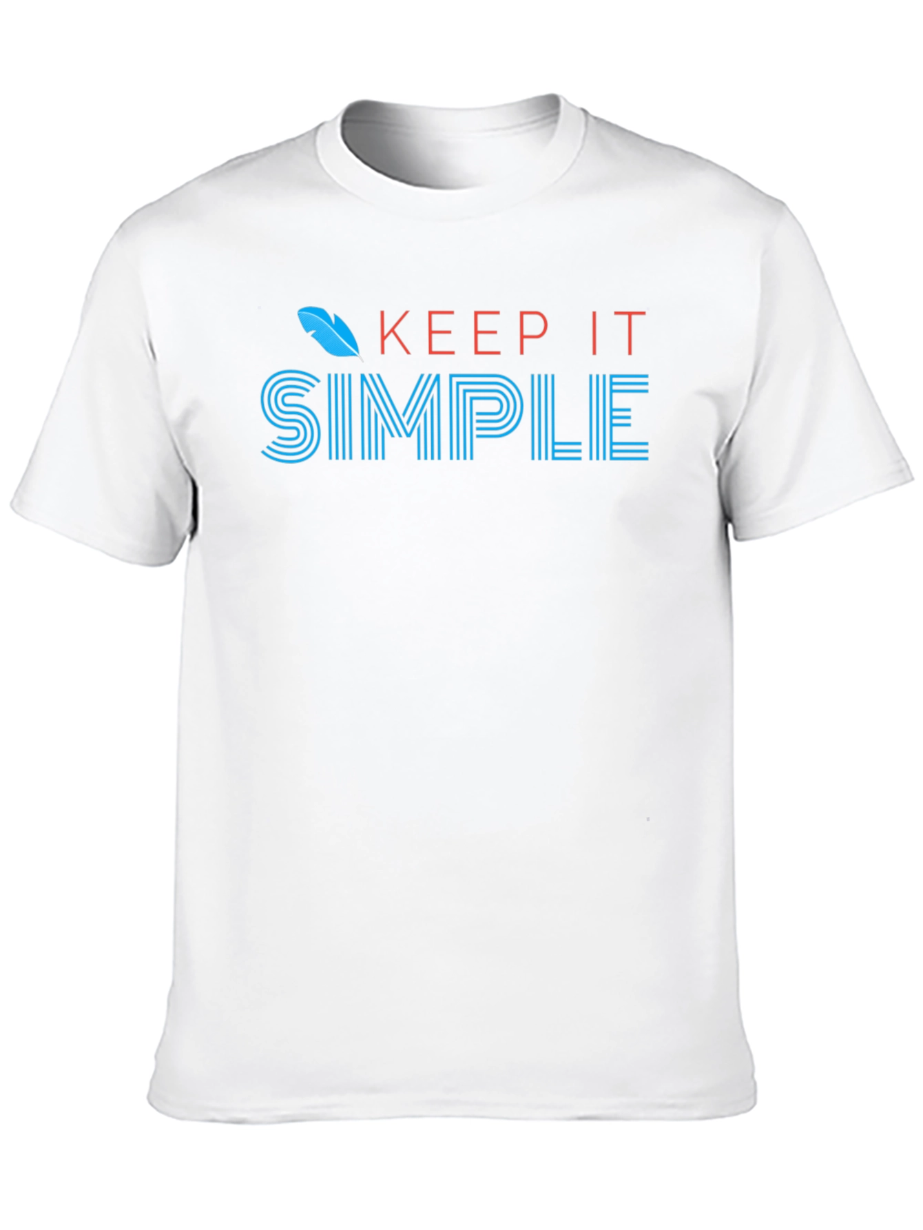 Keep It Simple Graphic T-Shirt - Casual Wear