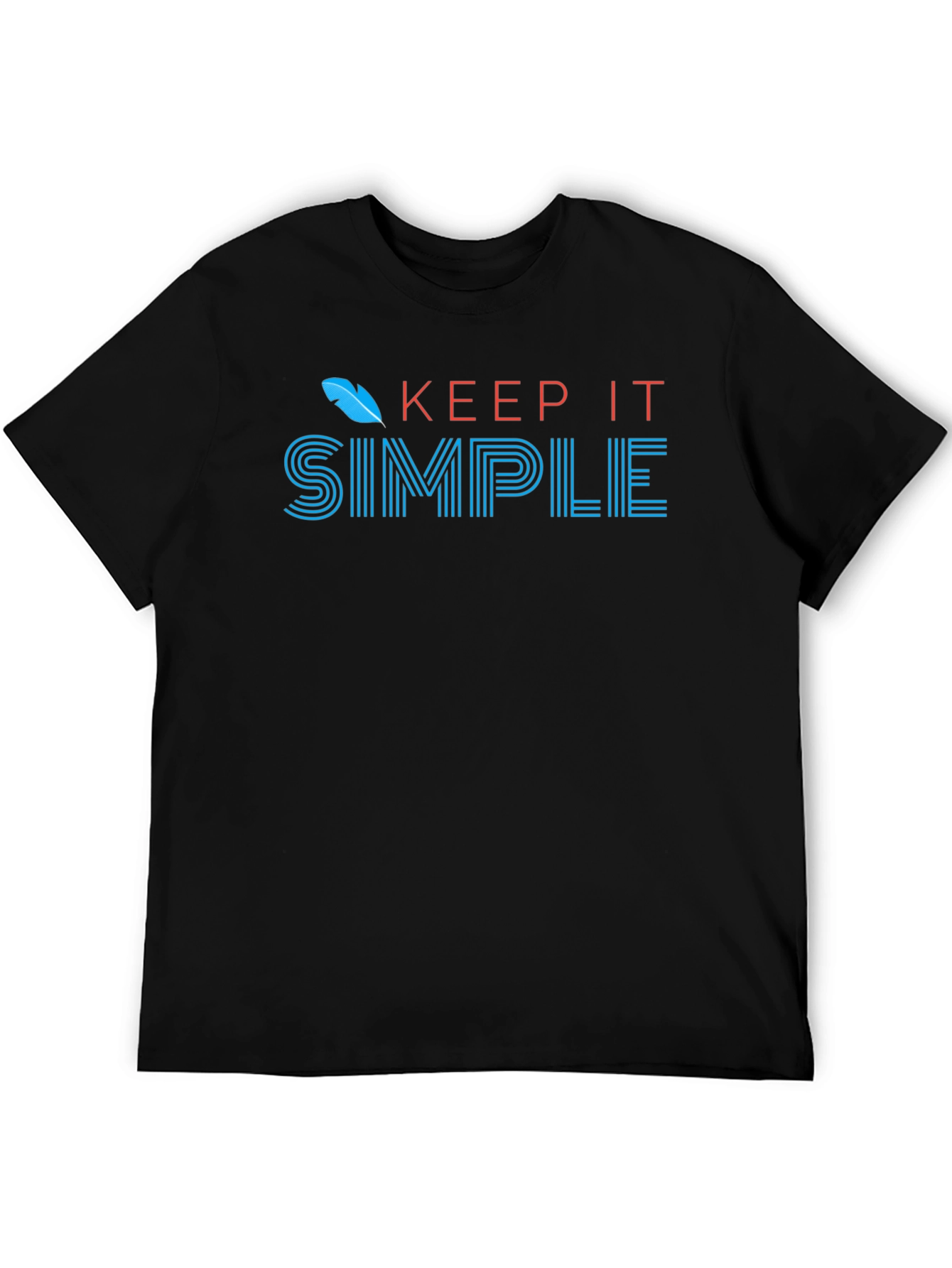 Keep It Simple Graphic T-Shirt - Casual Wear