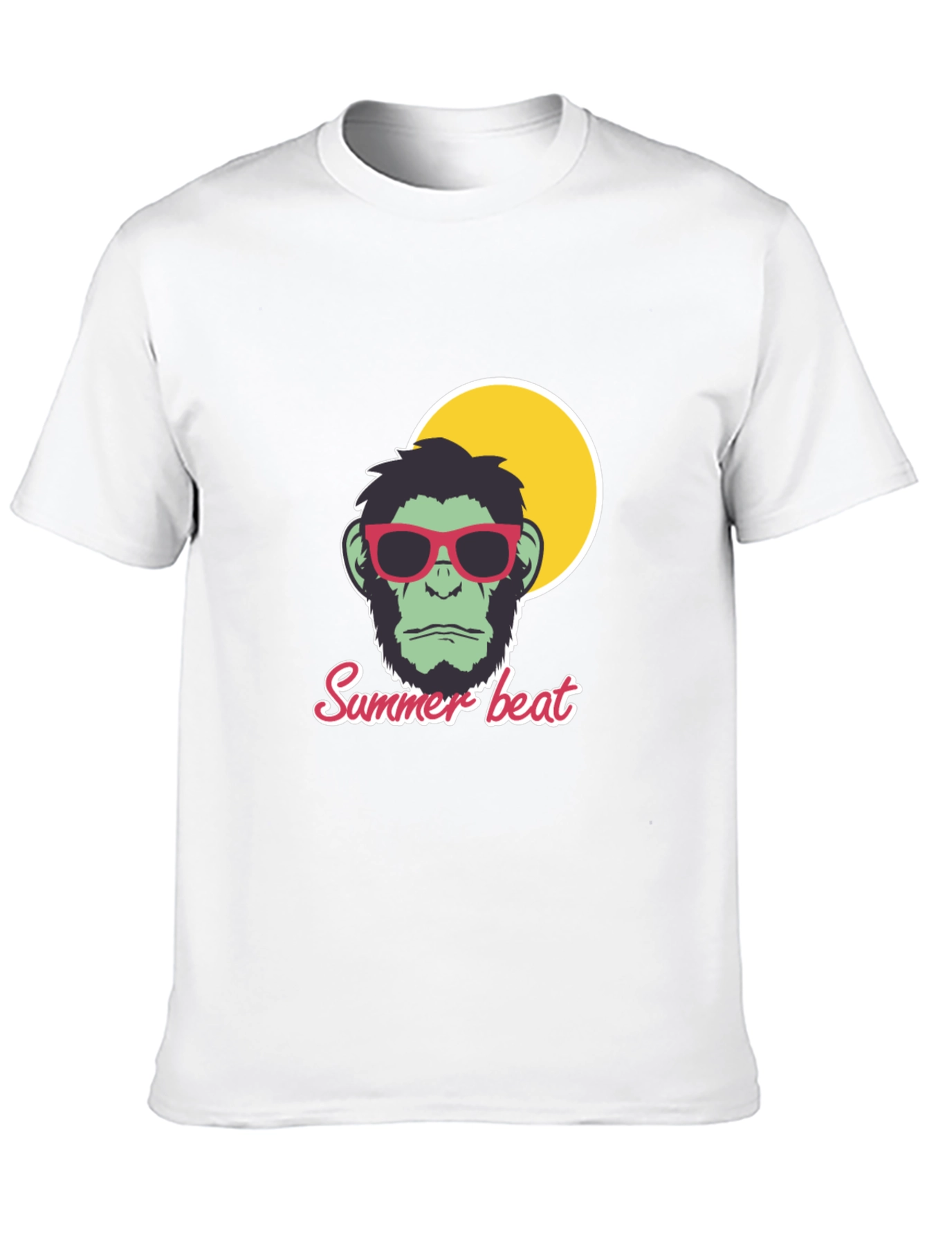 Summer Beat Graphic Tee - Cool Monkey Design