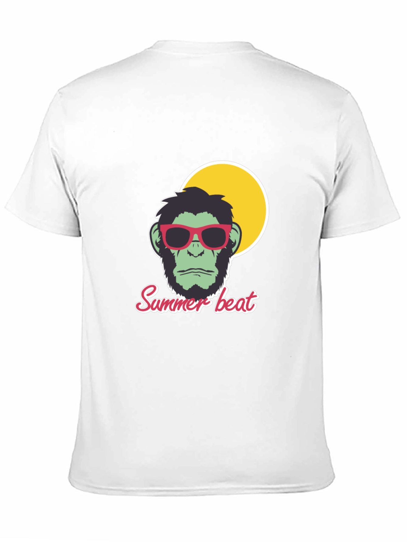 Summer Beat Graphic Tee - Cool Monkey Design