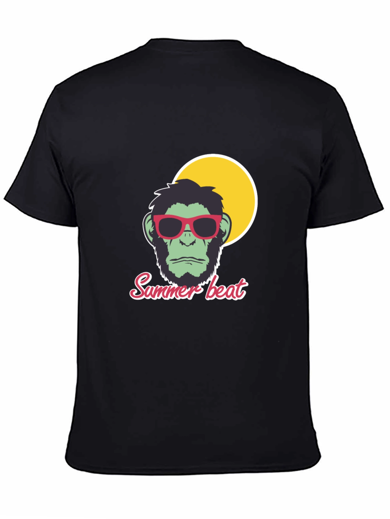 Summer Beat Graphic Tee - Cool Monkey Design