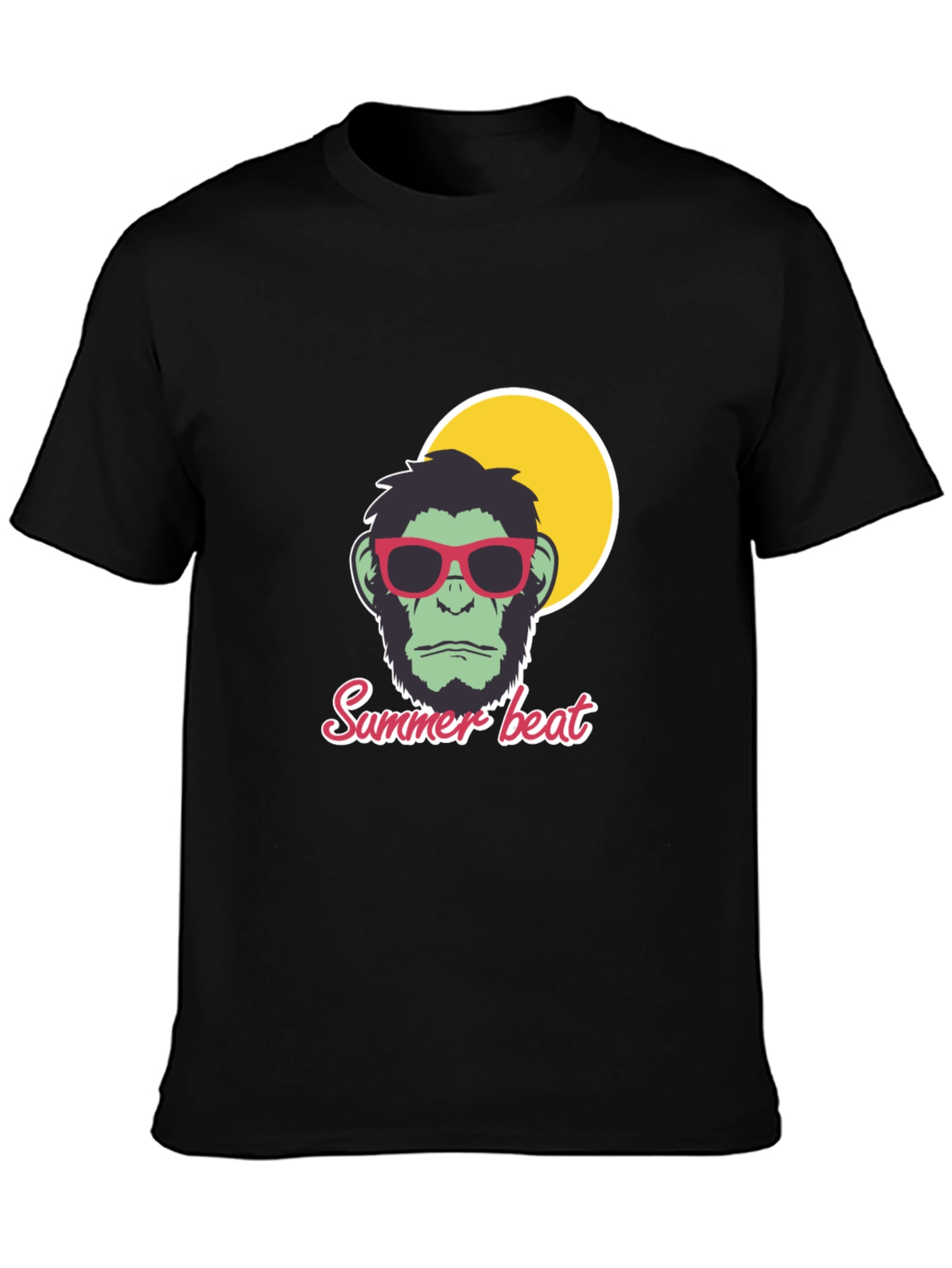 Summer Beat Graphic Tee - Cool Monkey Design