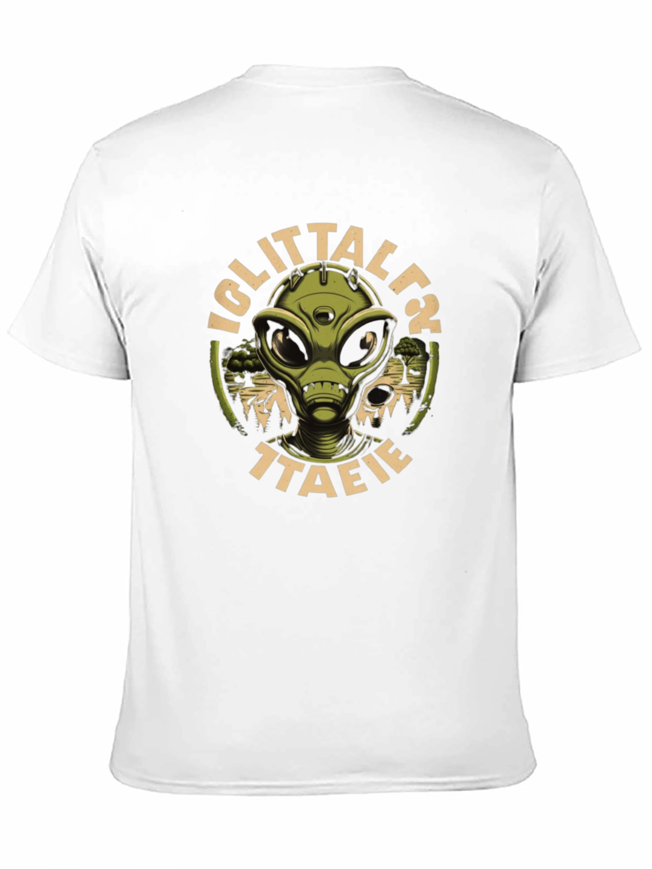 Iglittalt Alien Graphic Black T-Shirt