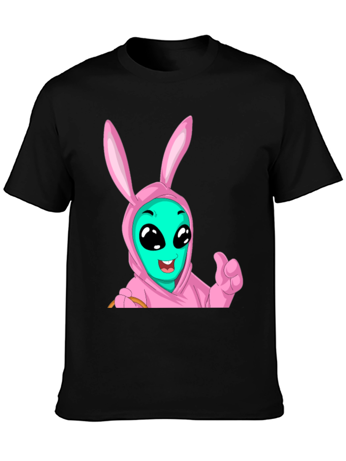Alien Bunny Graphic T-Shirt - Funny Easter Tee