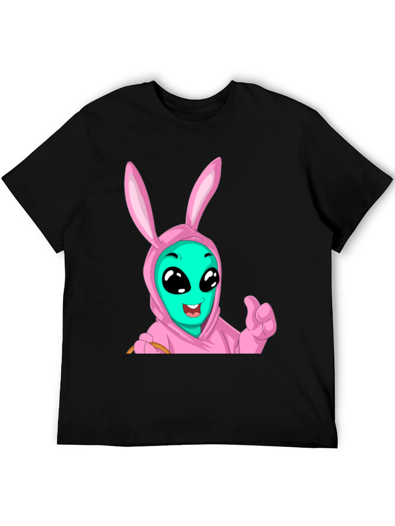 Alien Bunny Graphic T-Shirt - Funny Easter Tee