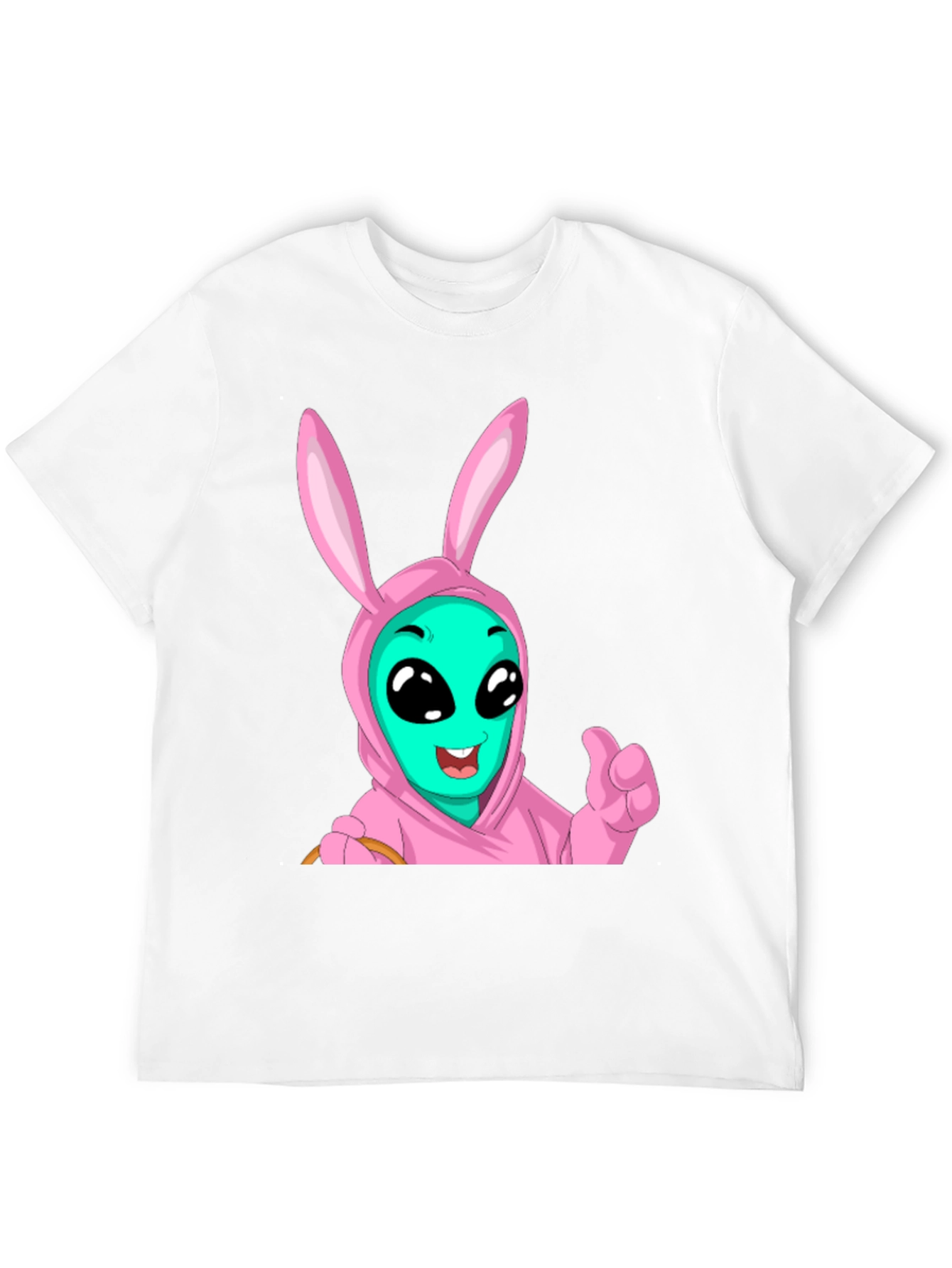 Alien Bunny Graphic T-Shirt - Funny Easter Tee