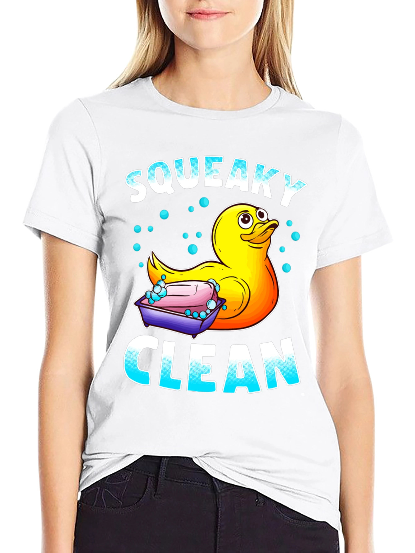 Squeaky Clean Duck Graphic T-Shirt