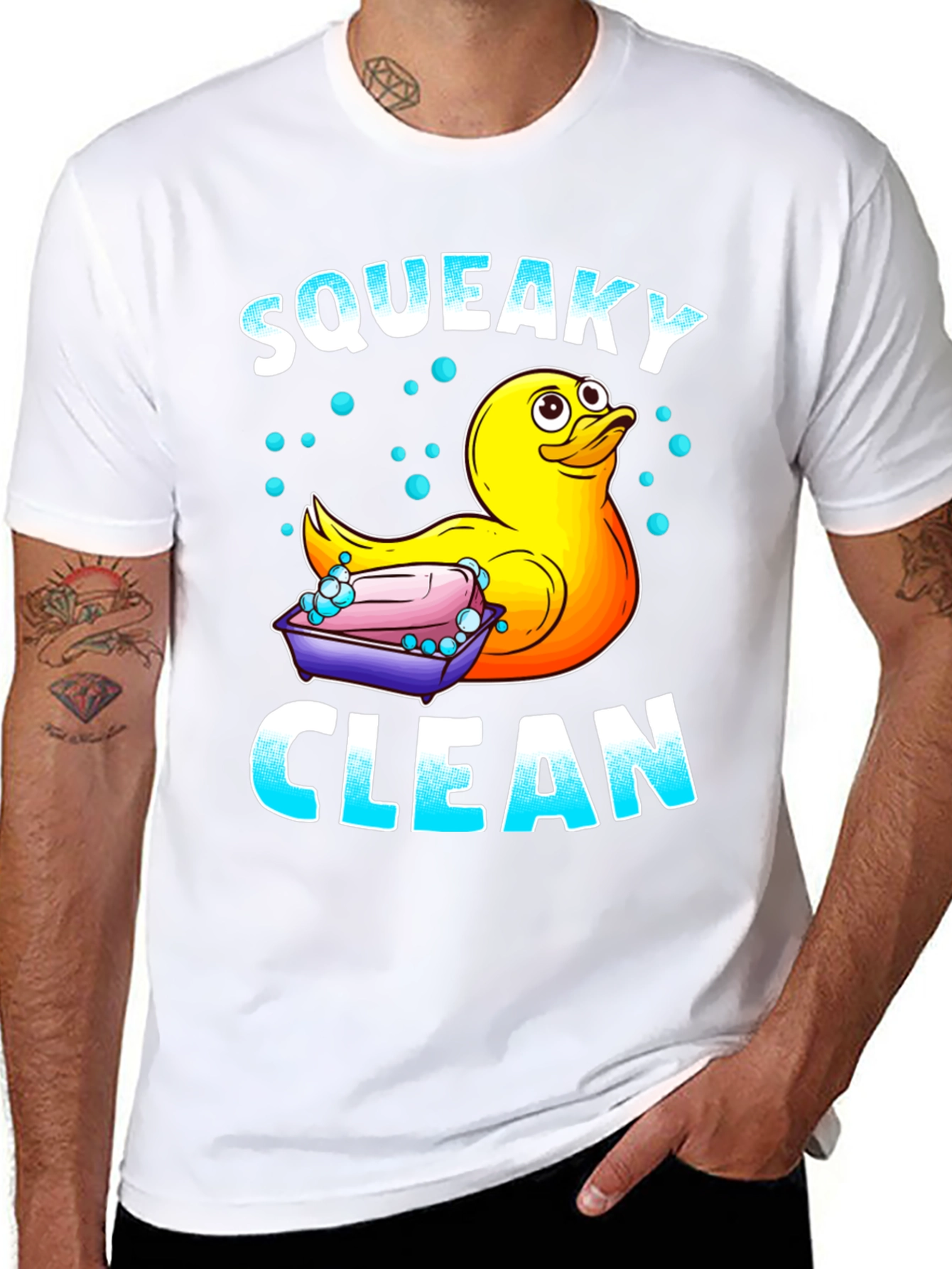 Squeaky Clean Duck Graphic T-Shirt