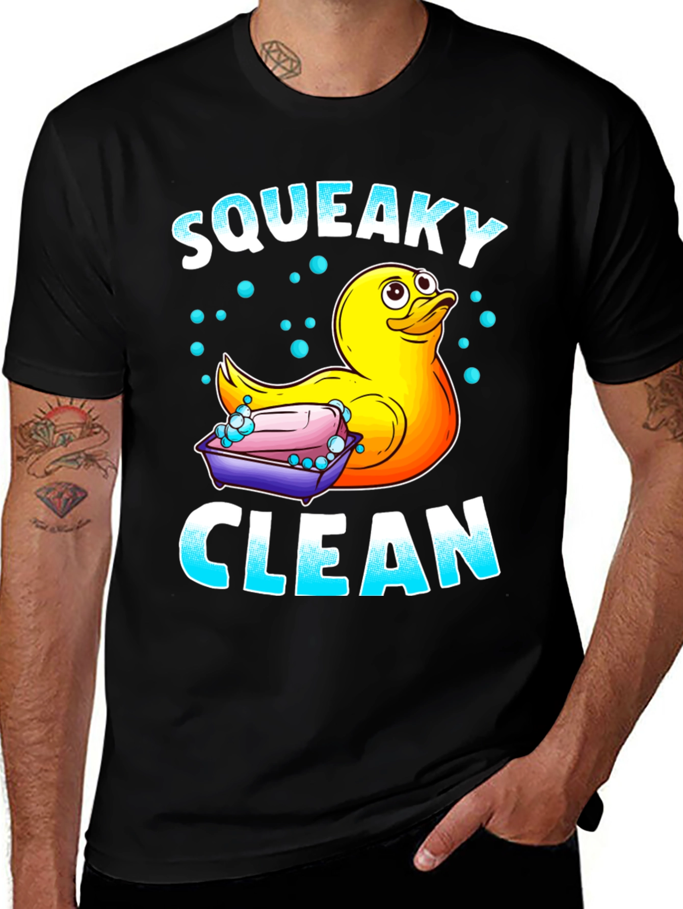 Squeaky Clean Duck Graphic T-Shirt