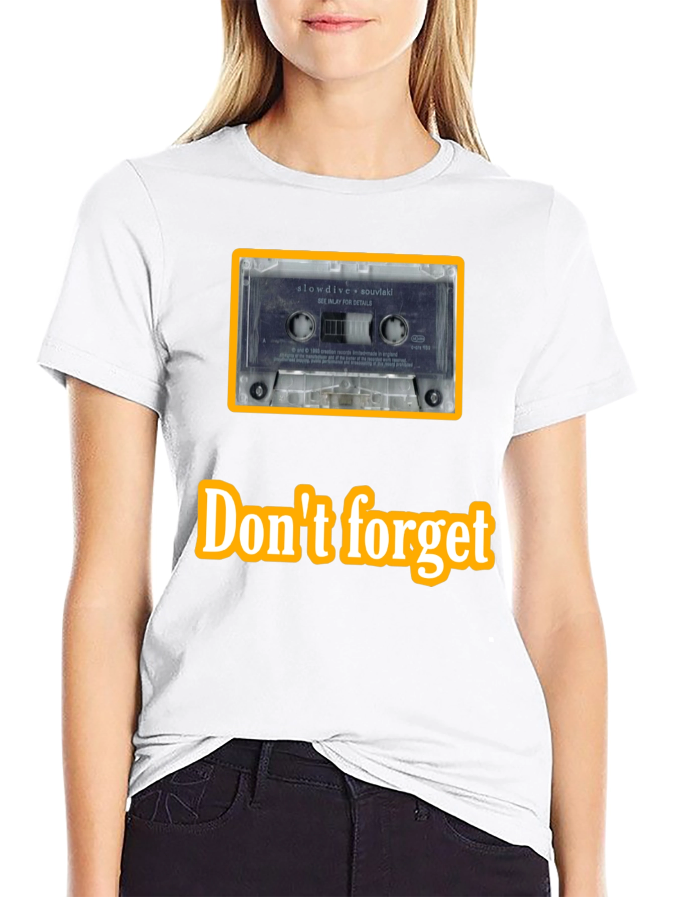 Retro Slowdive Cassette Tee - Music Lover Shirt