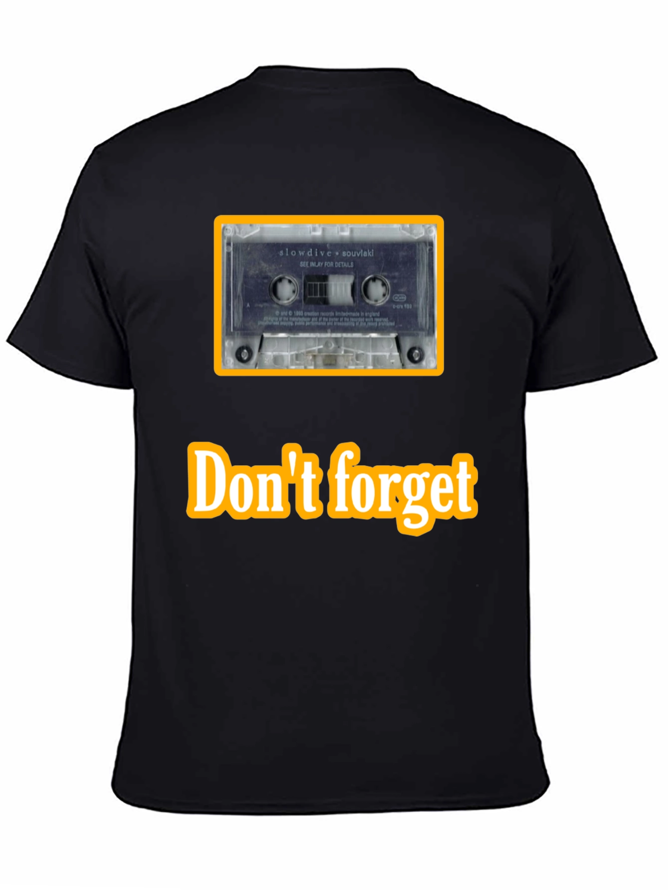 Retro Slowdive Cassette Tee - Music Lover Shirt