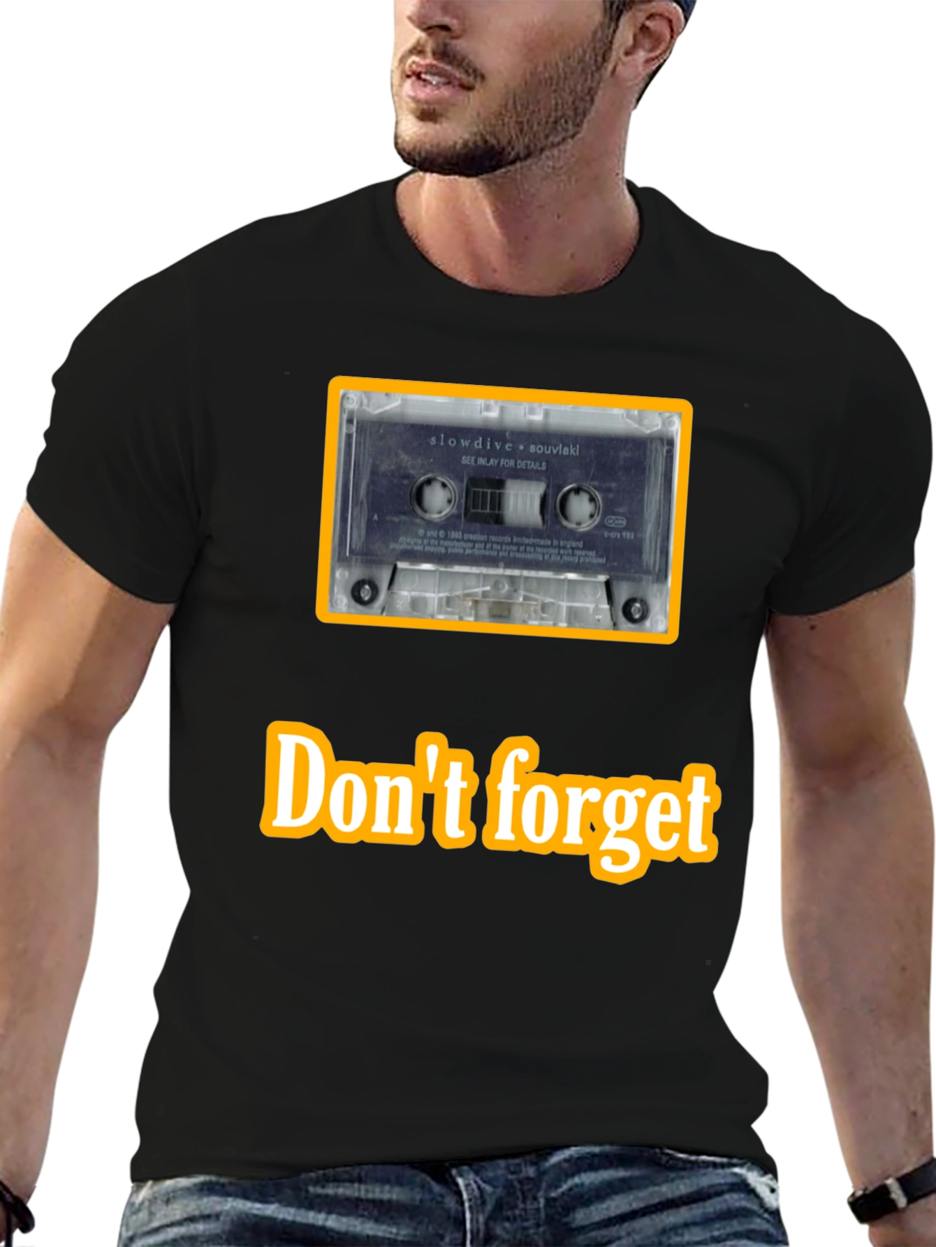 Retro Slowdive Cassette Tee - Music Lover Shirt