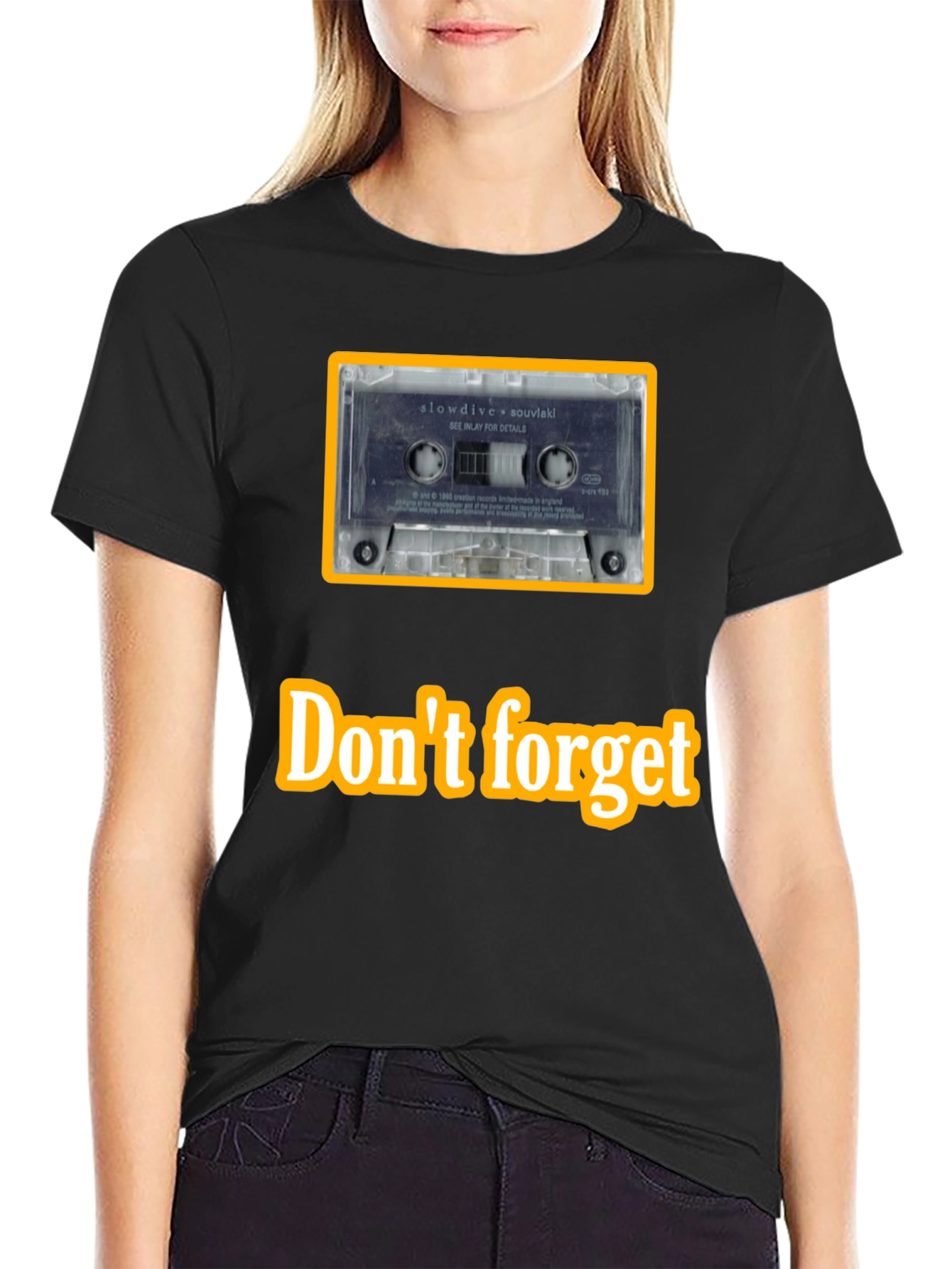 Retro Slowdive Cassette Tee - Music Lover Shirt