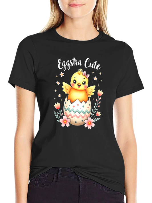 Eggstra Cute Easter Chick T-Shirt