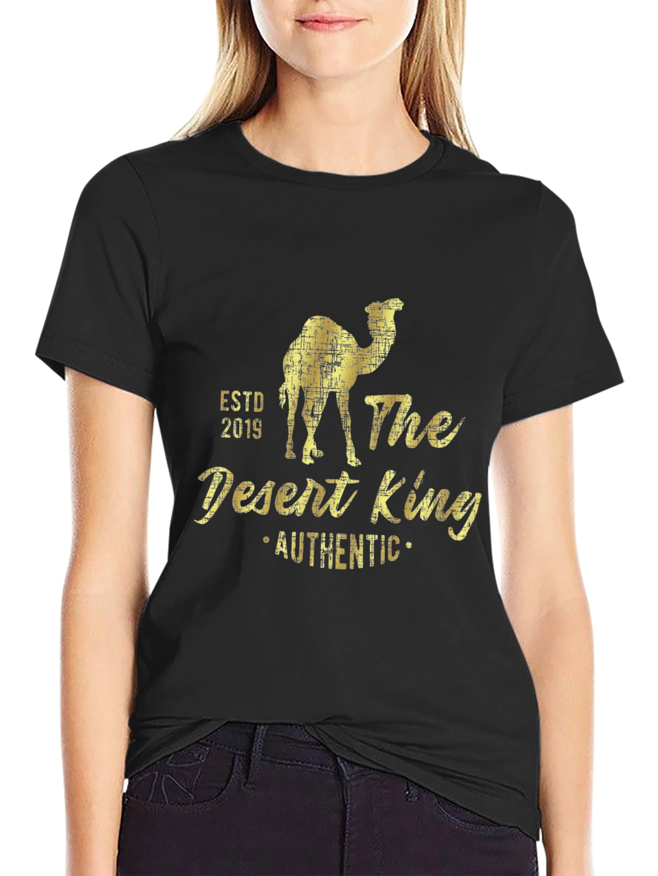 Desert King Black Graphic Tee
