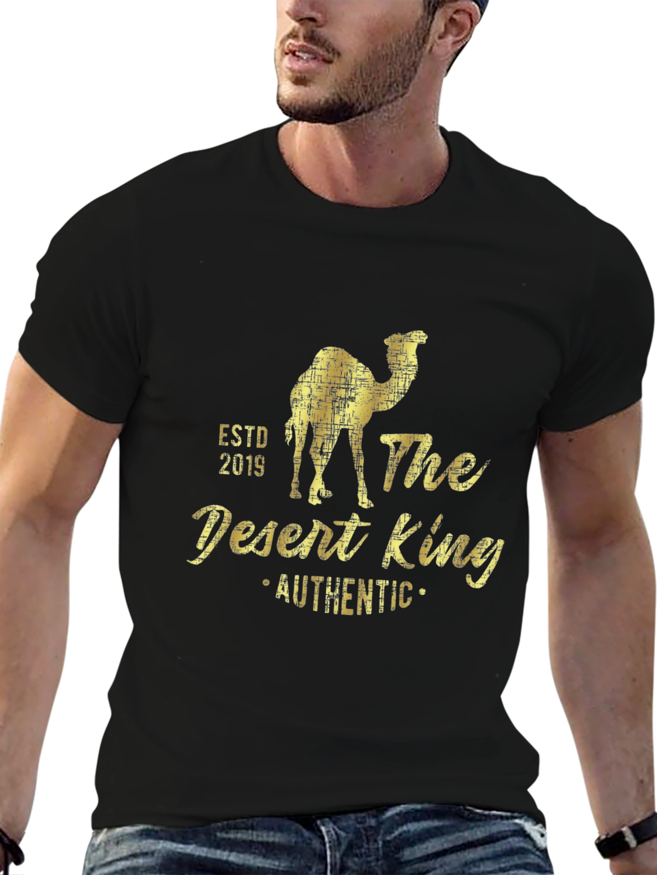 Desert King Black Graphic Tee