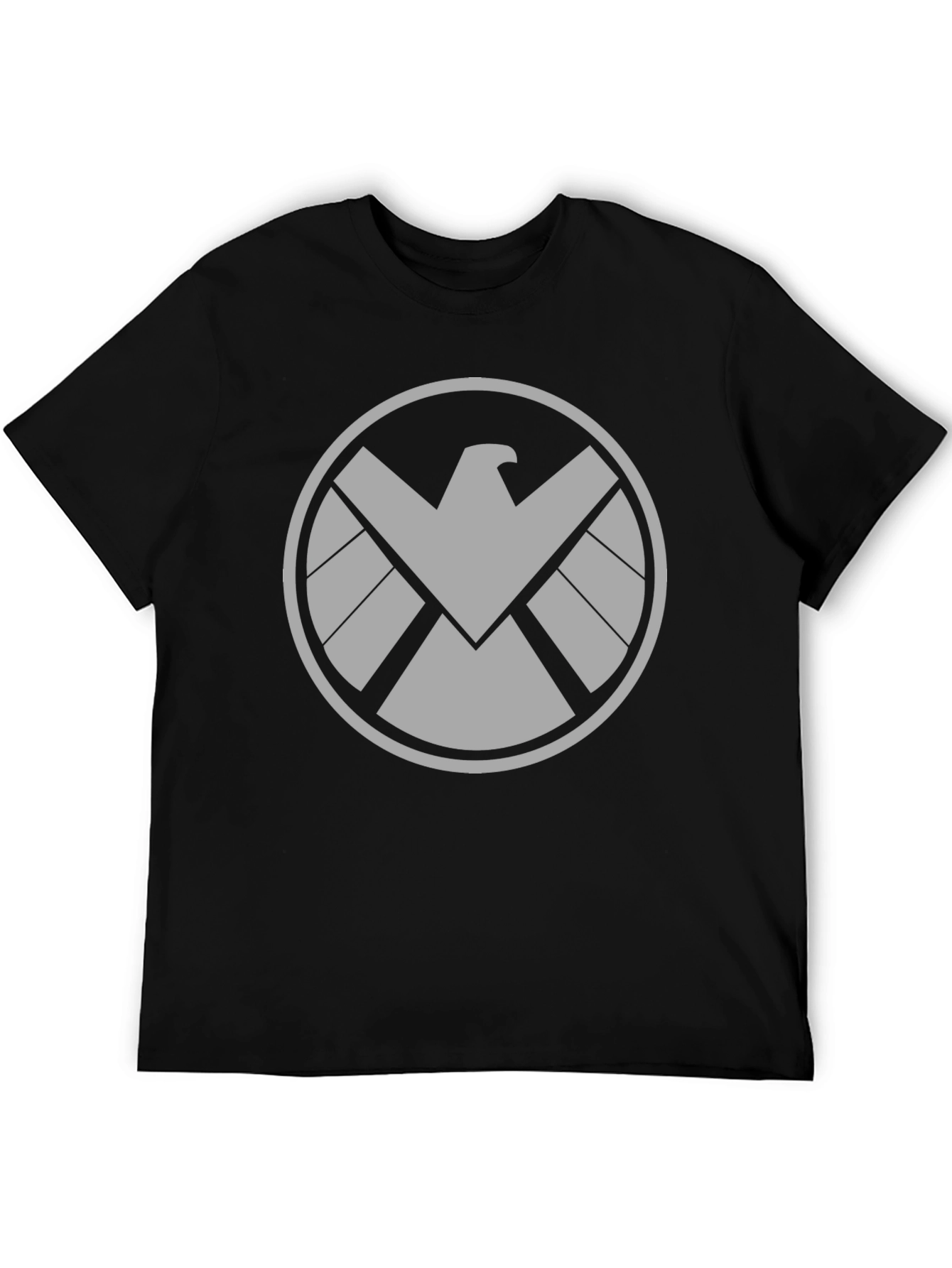 S.H.I.E.L.D. Logo T-Shirt - Black Cotton Blend Graphic Tee