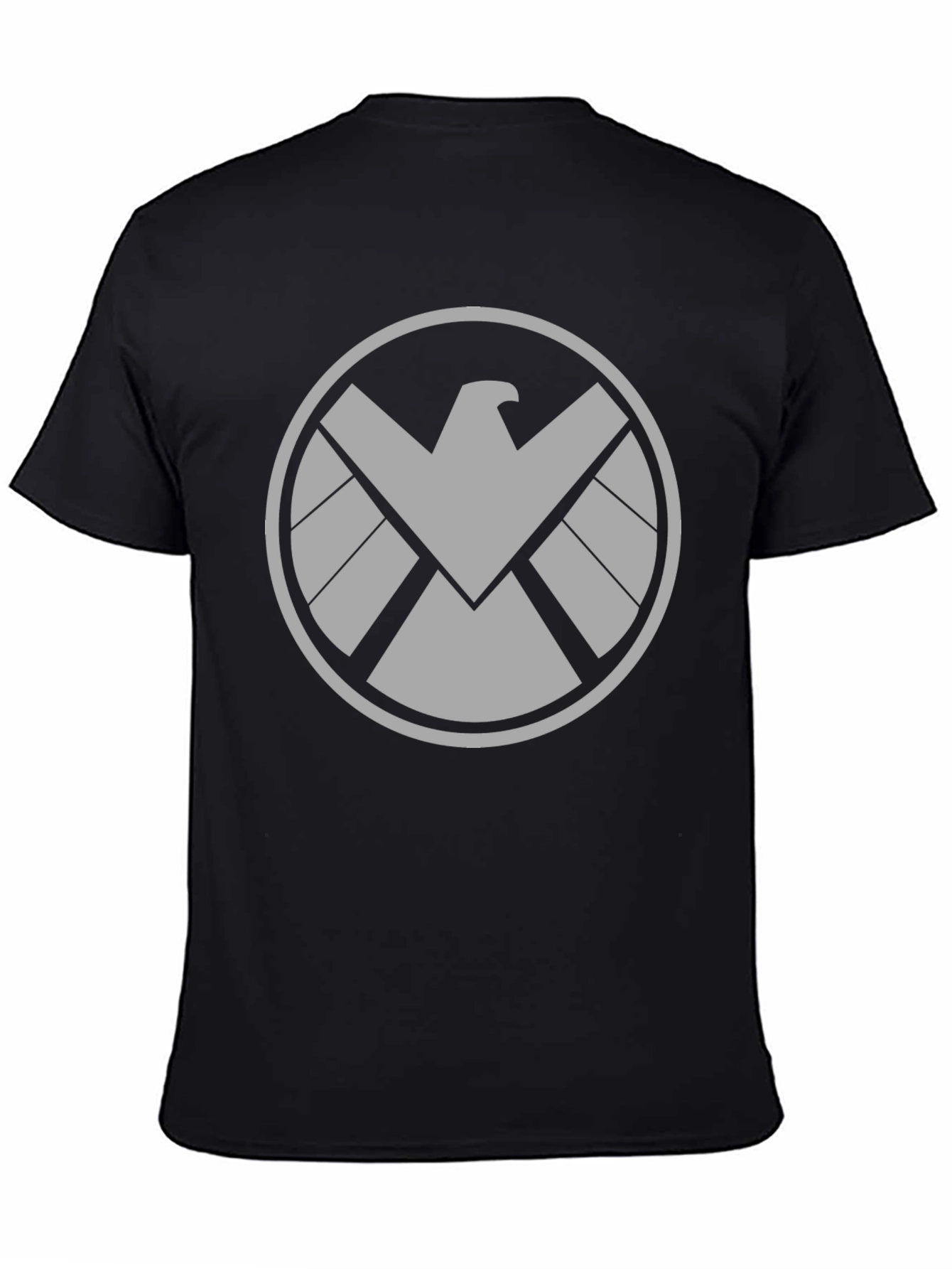 S.H.I.E.L.D. Logo T-Shirt - Black Cotton Blend Graphic Tee