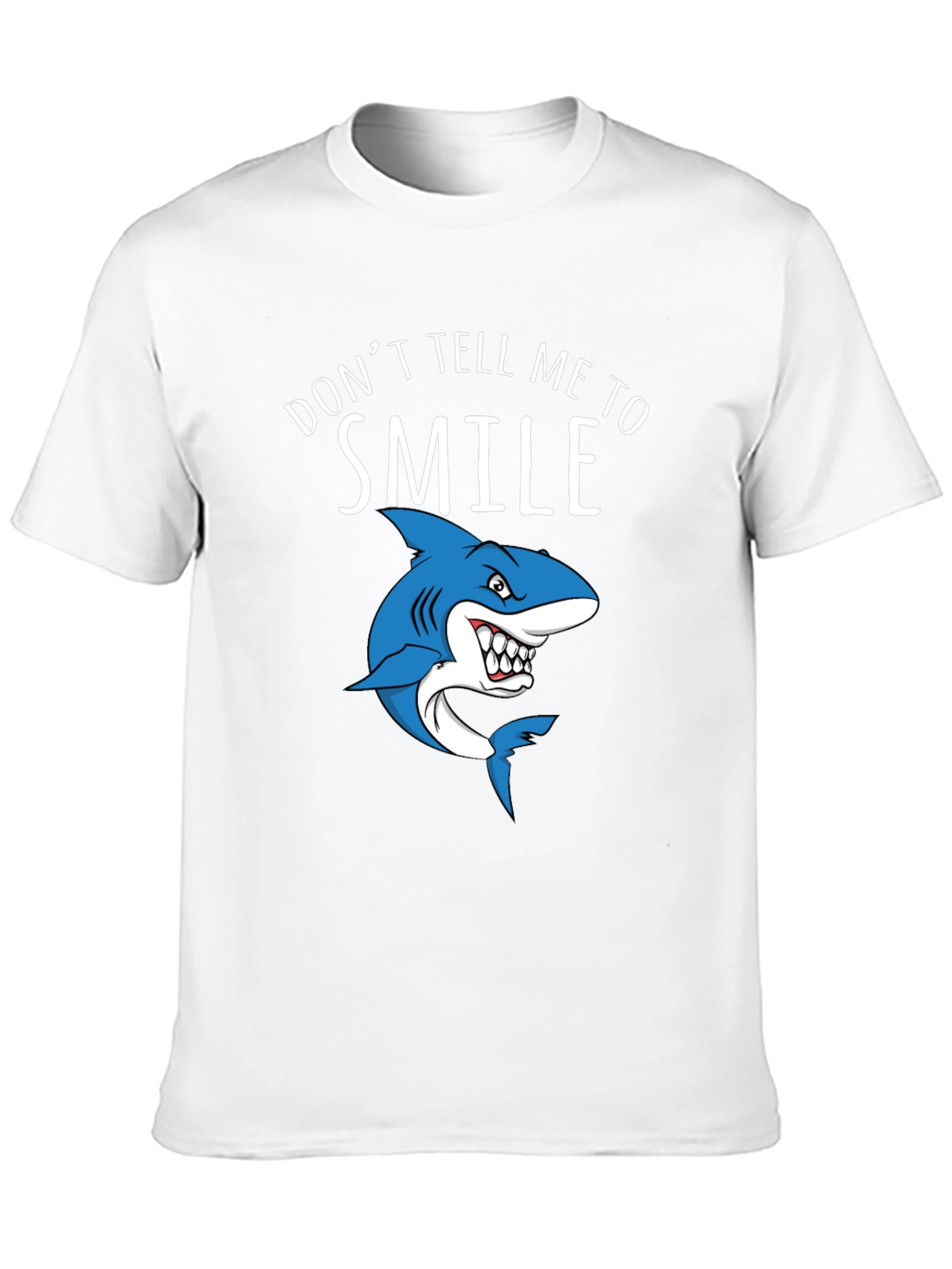 Shark Smile Graphic Tee - Black