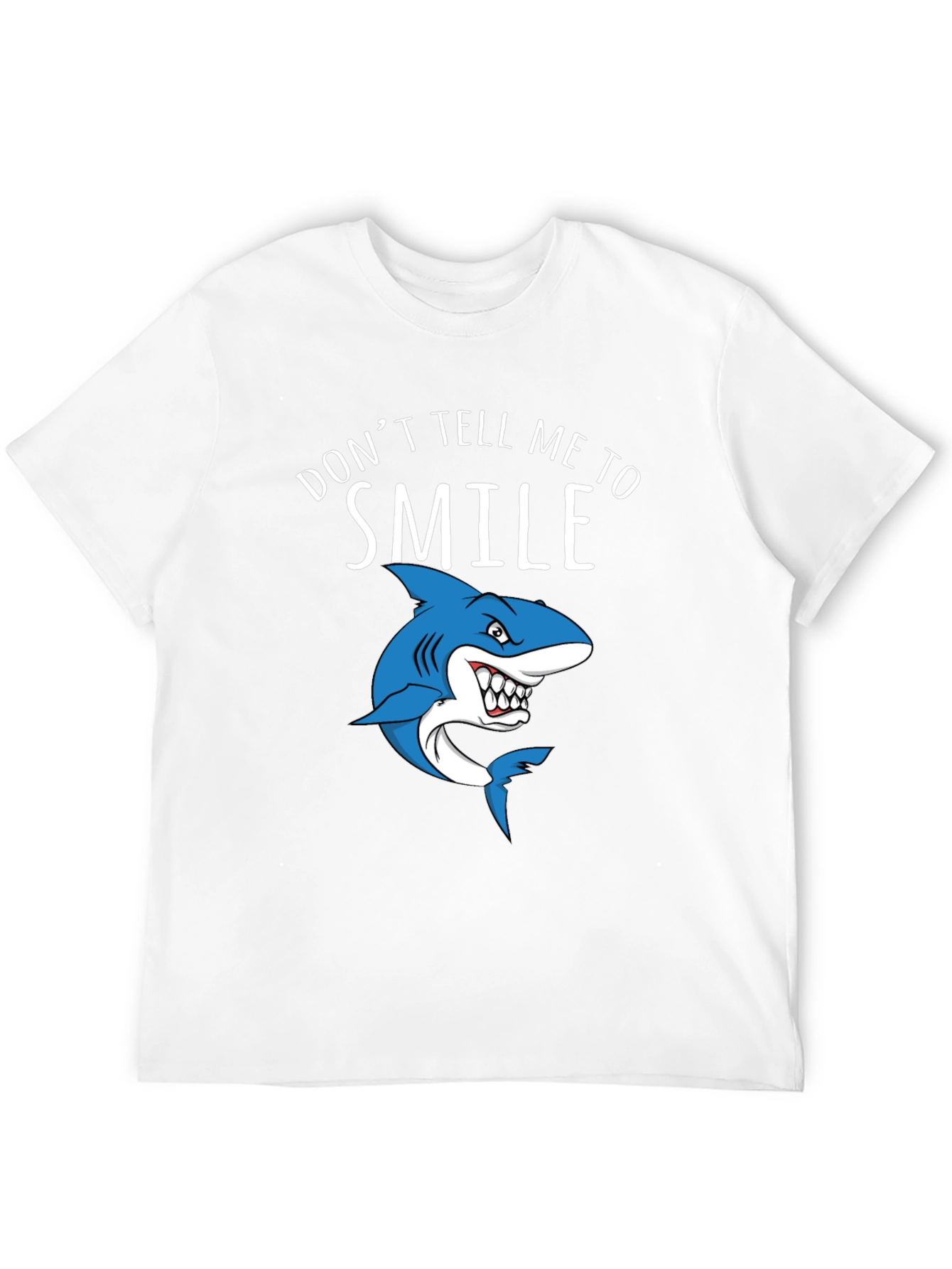 Shark Smile Graphic Tee - Black