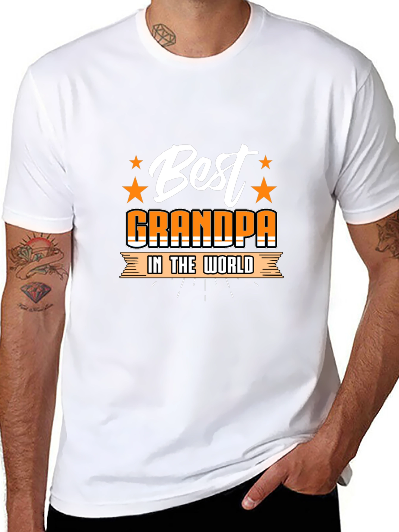 Best Grandpa T-Shirt - Perfect Fathers Day Gift