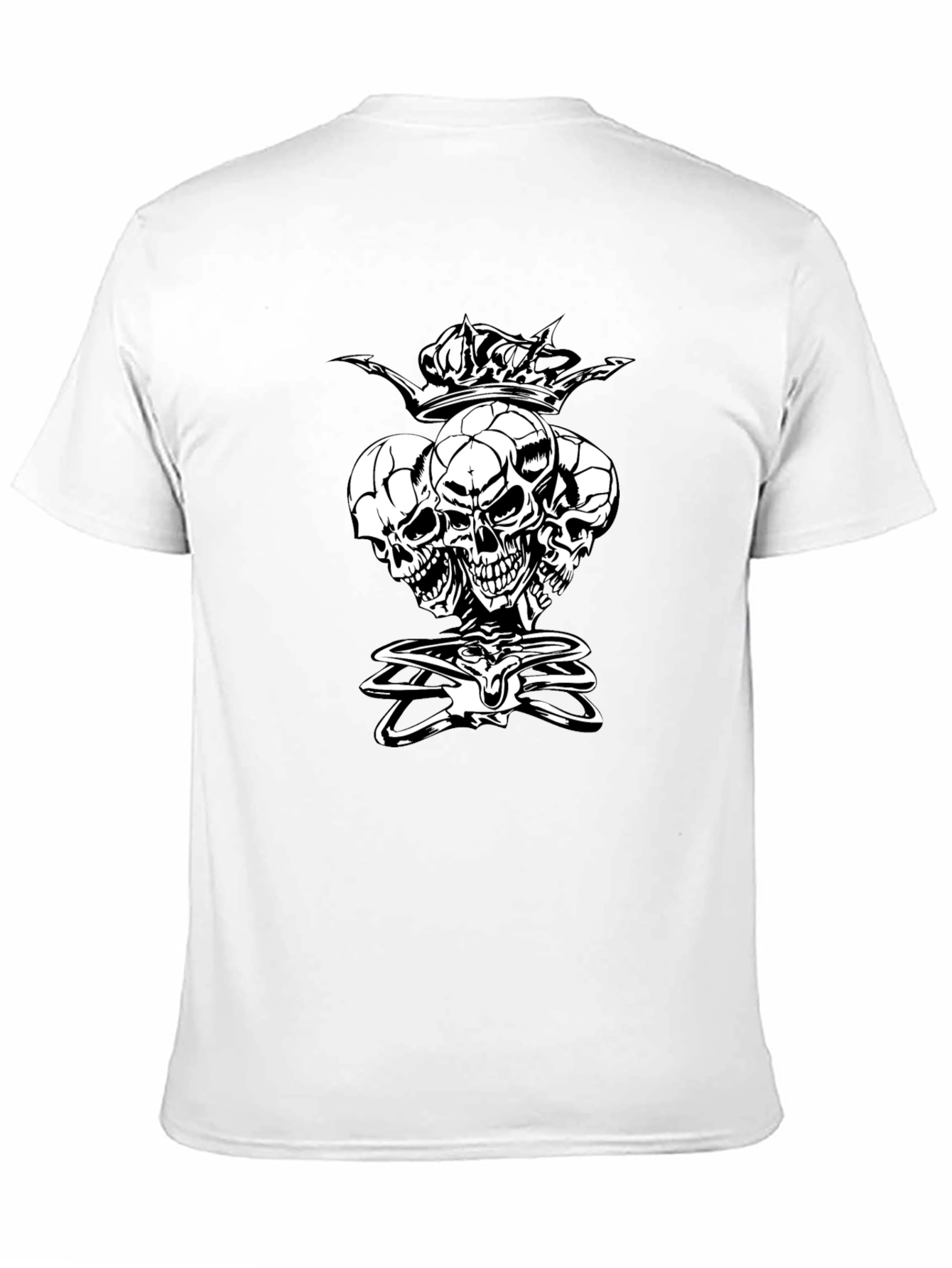 Skull King Graphic Tee - Black Cotton Shirt