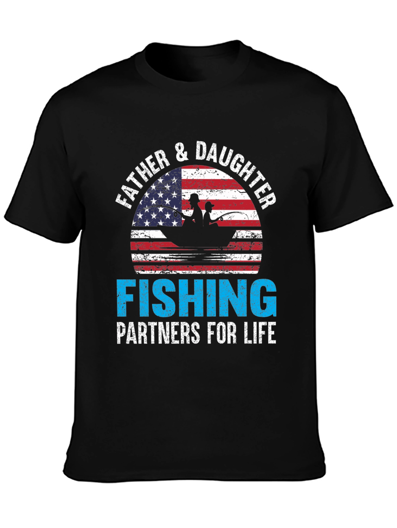 Father & Daughter Fishing Partners for Life T-Shirt