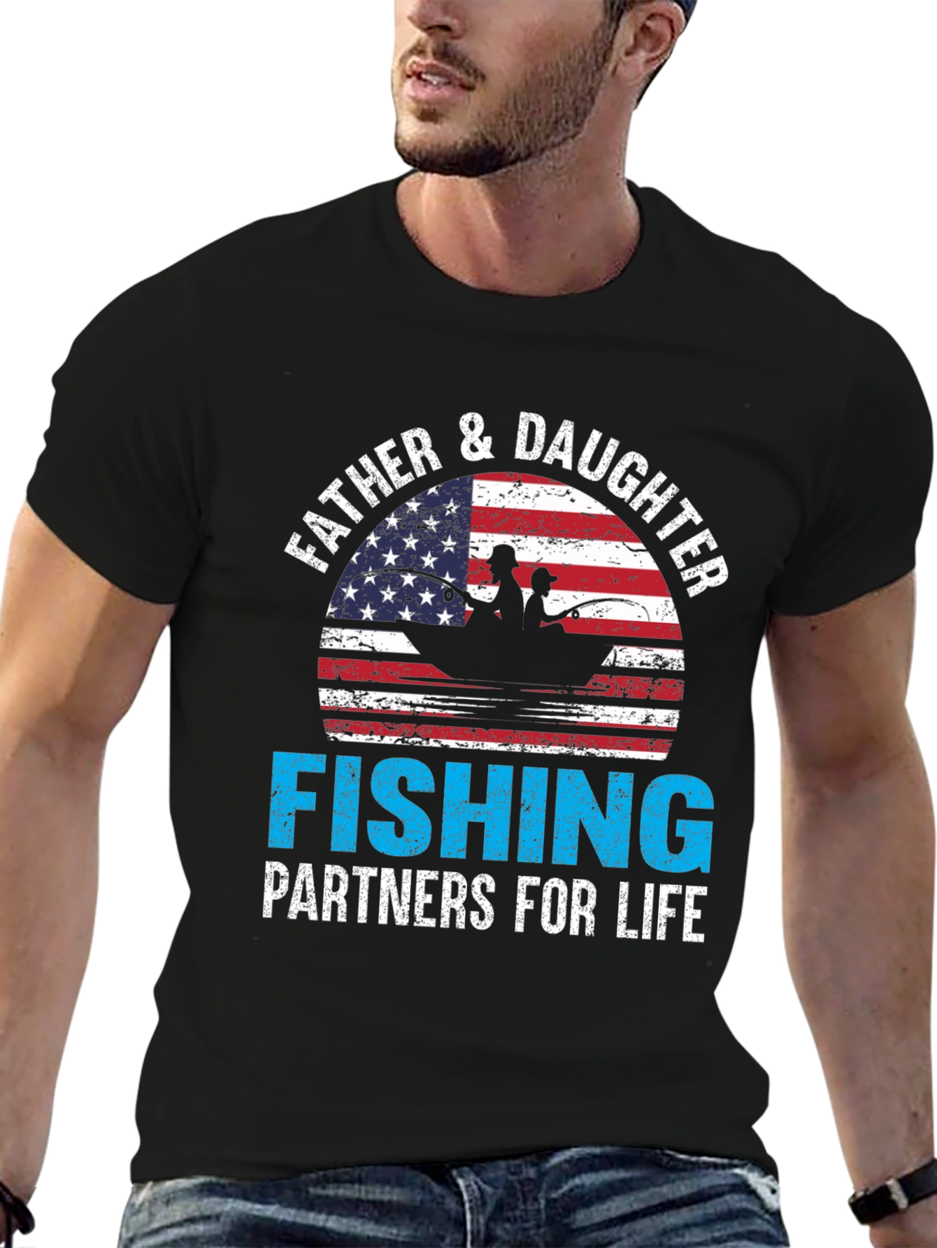 Father & Daughter Fishing Partners for Life T-Shirt