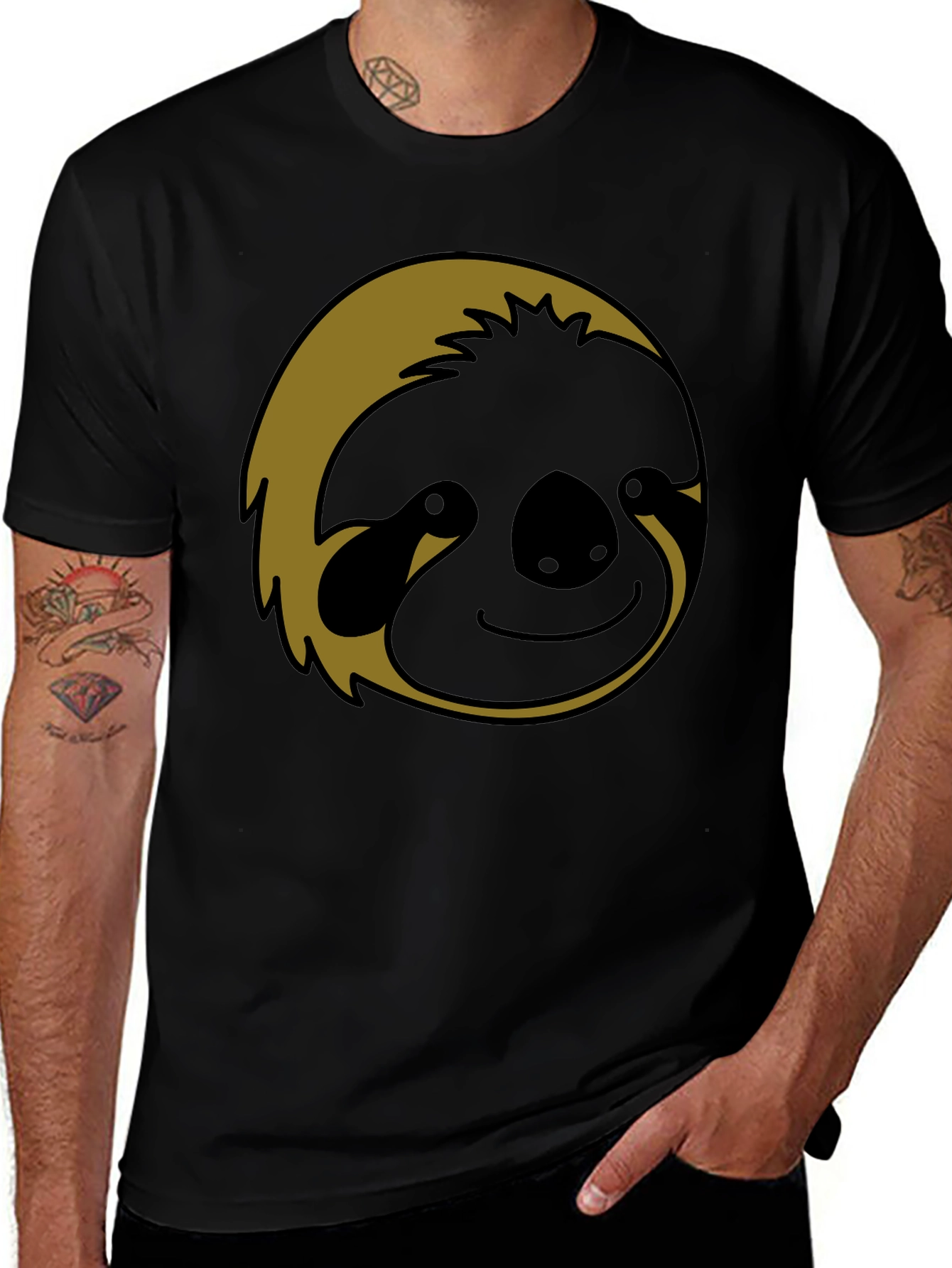 Sloth Graphic Tee - Funny Animal T-Shirt