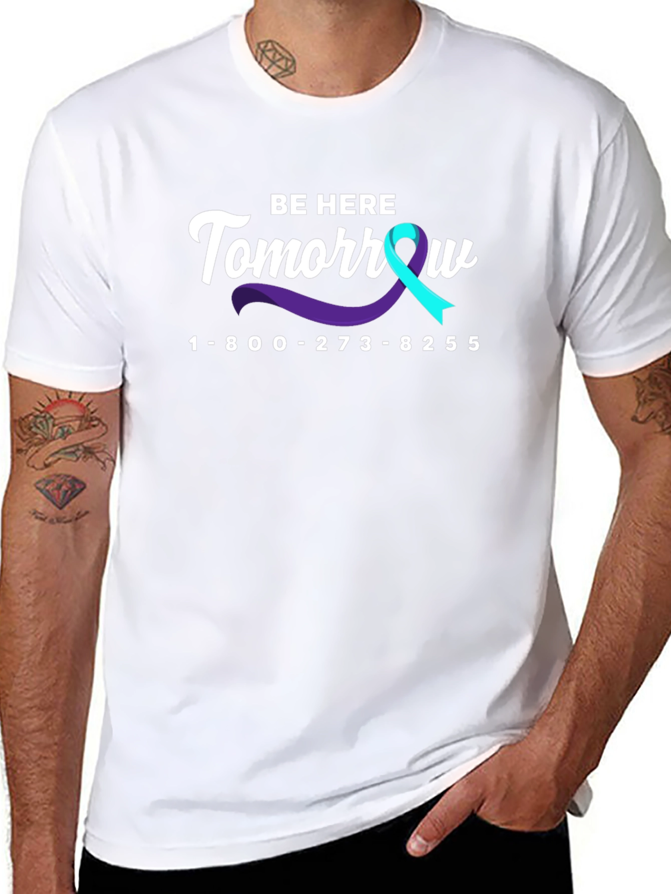 Be Here Tomorrow Suicide Awareness T-Shirt
