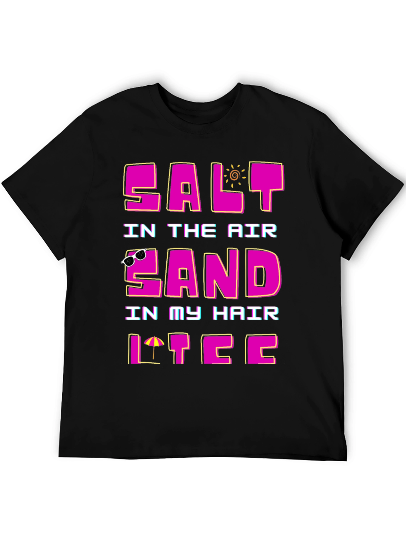 Salt Air Sand Hair T-Shirt - Summer Vacation Tee