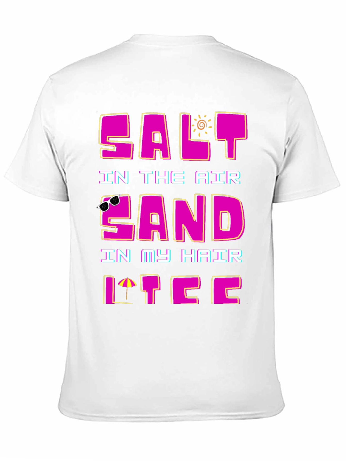 Salt Air Sand Hair T-Shirt - Summer Vacation Tee