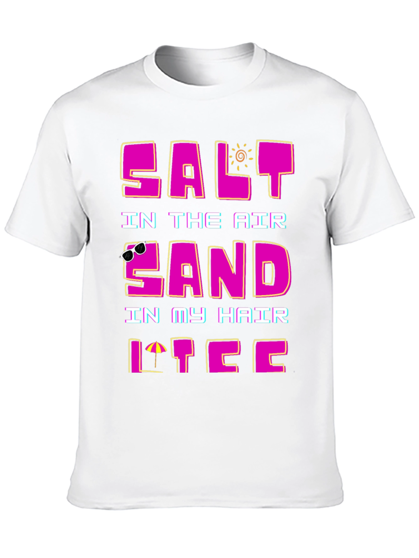 Salt Air Sand Hair T-Shirt - Summer Vacation Tee