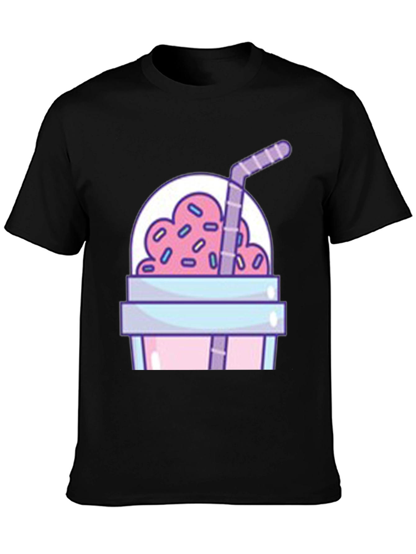 Milkshake Graphic Tee - Fun Novelty T-Shirt