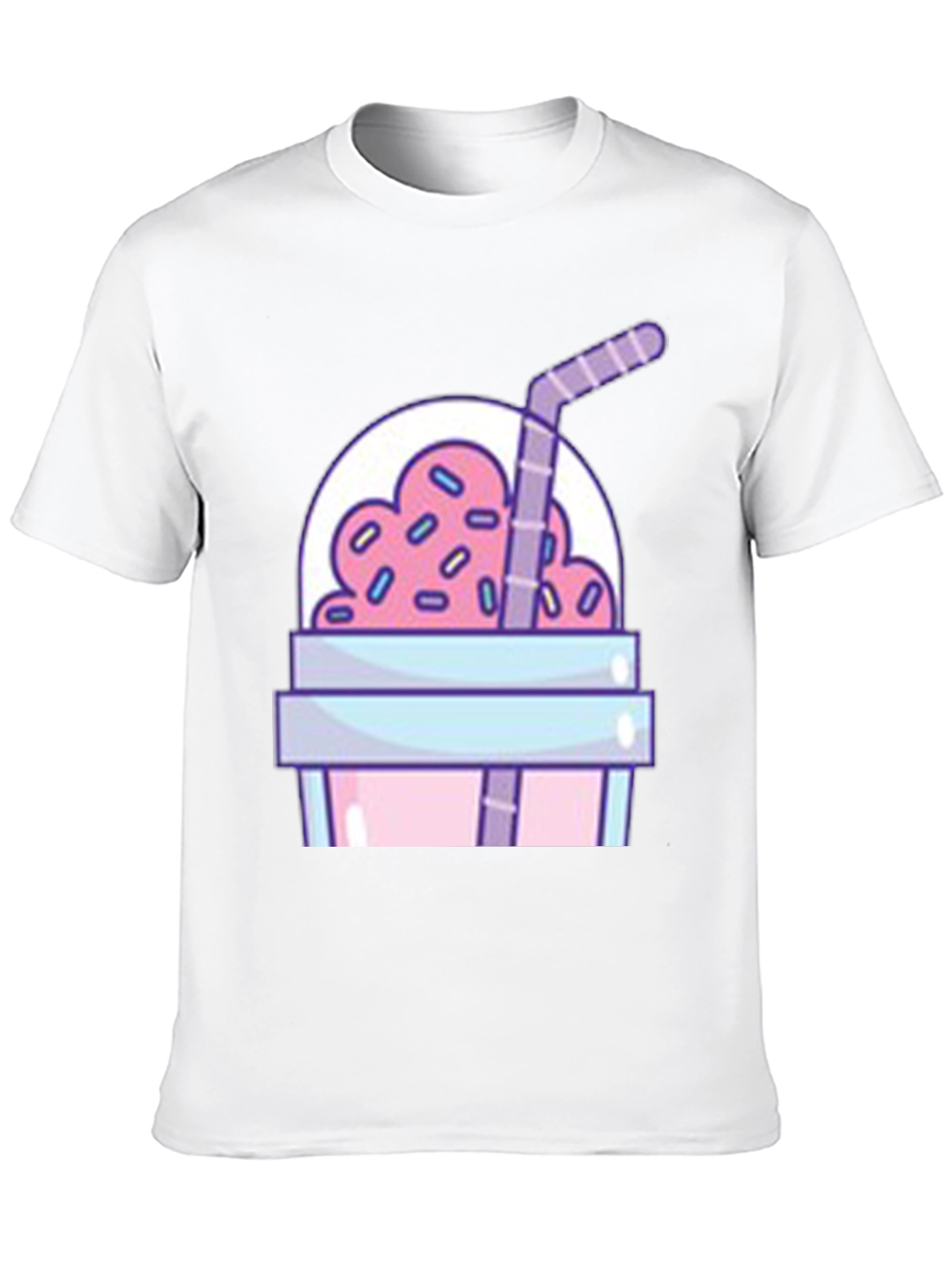 Milkshake Graphic Tee - Fun Novelty T-Shirt
