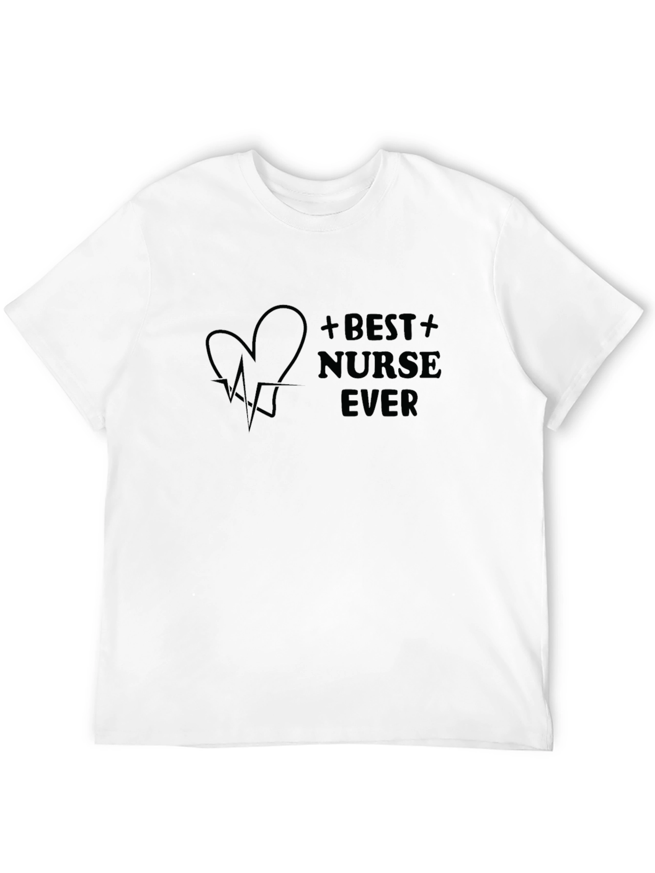 Best Nurse Ever Black Tee